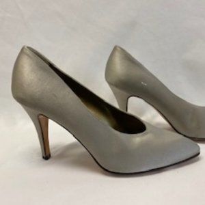 YSL Gray heel 7 1/2